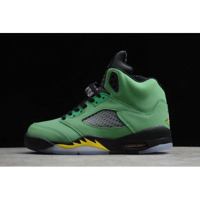 Nike Air Jordan 5 Se Yeşil / Siyah / Sarı Basketbol Ayakkabısı Türkiye - LWSLDYVF